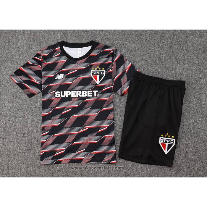 Tracksuit Sao Paulo Short Sleeve 2024-2025 Black - Shorts